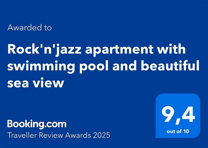 Rock'n'jazz With Swimming Pool And Beautiful Sea View